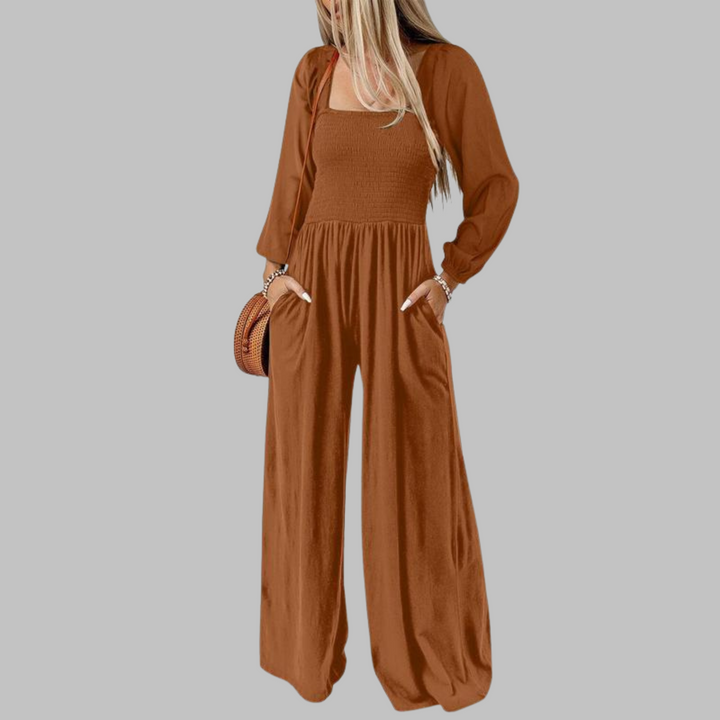 KISHA™ - Chic Loose Overall Wide Leg Jumpsuit