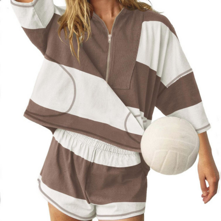 PAOLA™ - Comfortable Striped Oversized Lounge Set