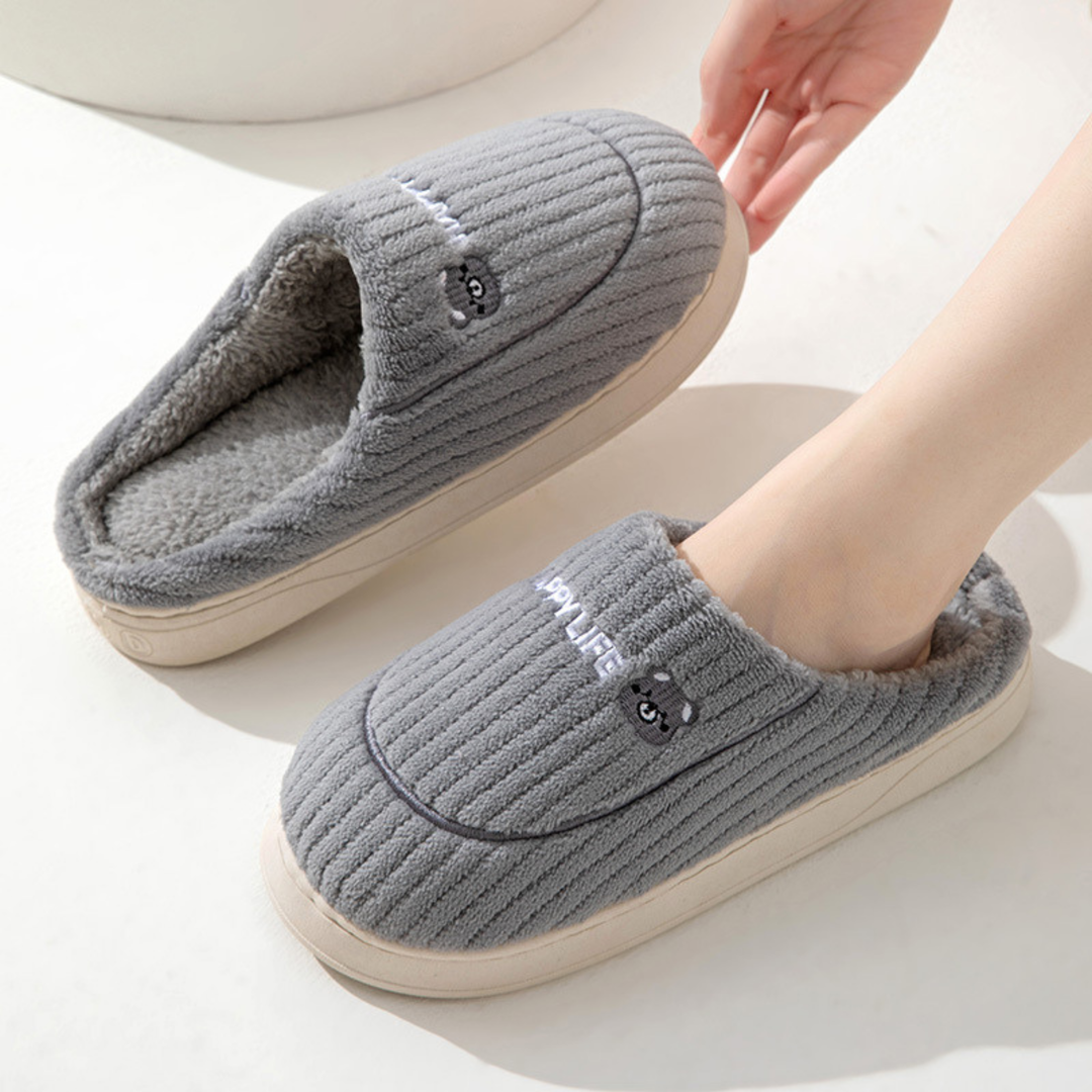 DAMINI™ - Comfy Fluffy Indoor Plush Non-Slip Slippers