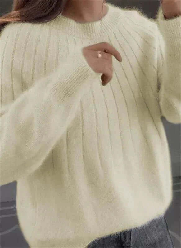 Women’s Fluffy Cashmere-Like Knit Jumper