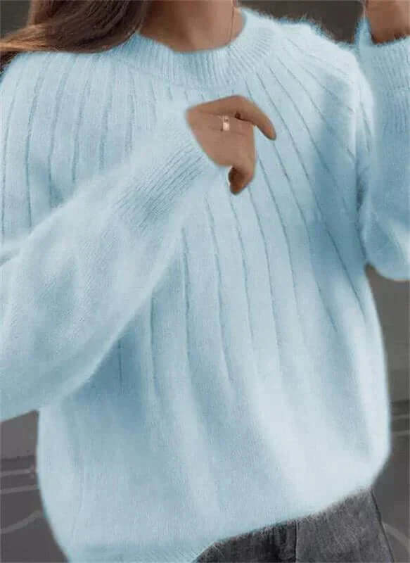 Women’s Fluffy Cashmere-Like Knit Jumper