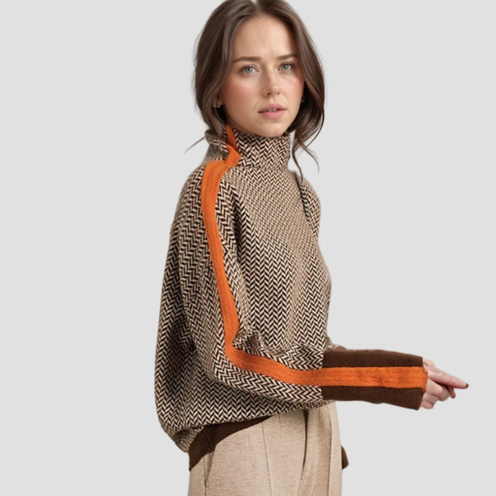 Anita | Elegant cashmere turtleneck sweater
