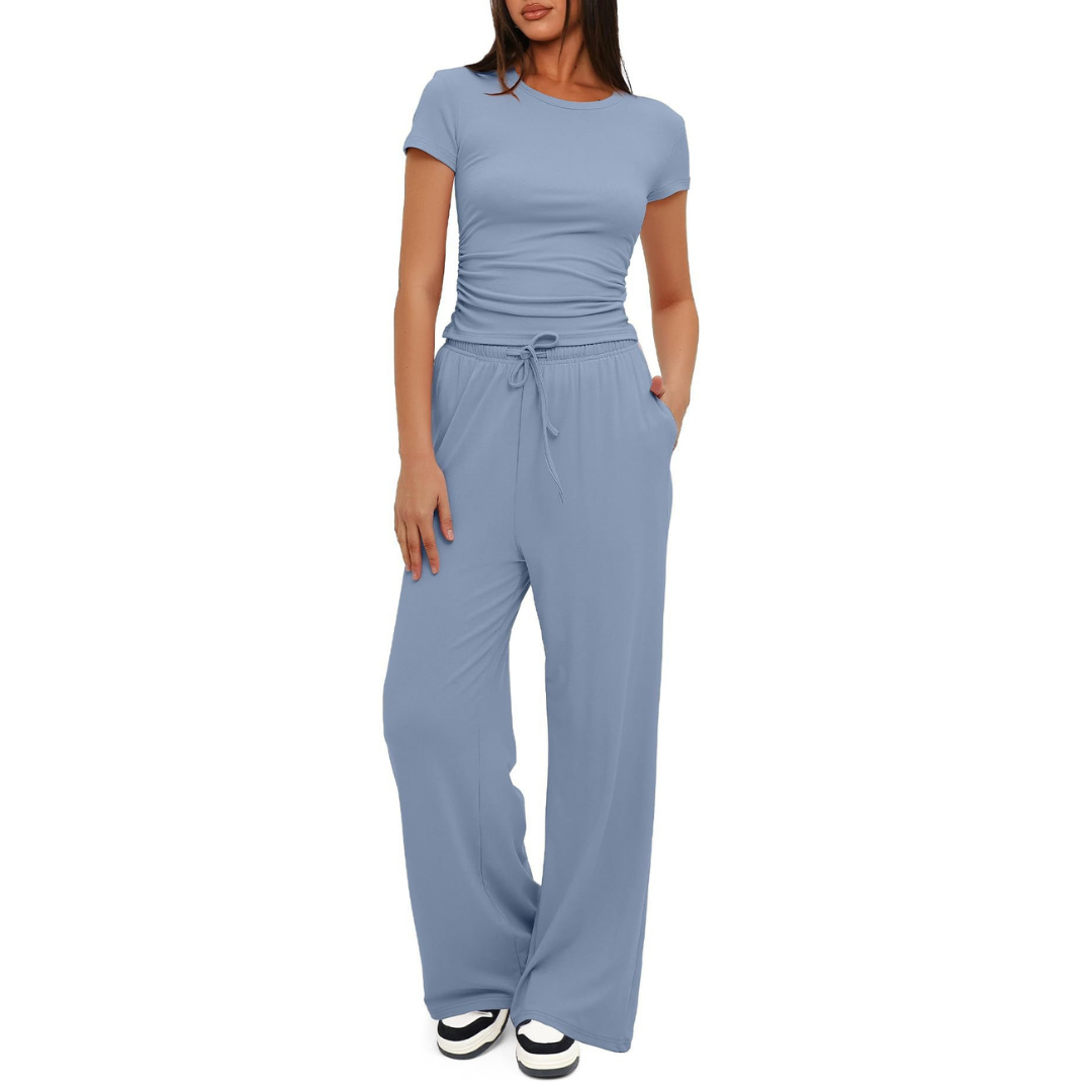 GLORIA™ – Cozy Bell Bottom Loungewear Set