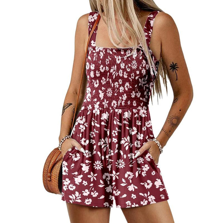 EMILINE™ – Lightweight Summer Sleeveless Pocket Romper