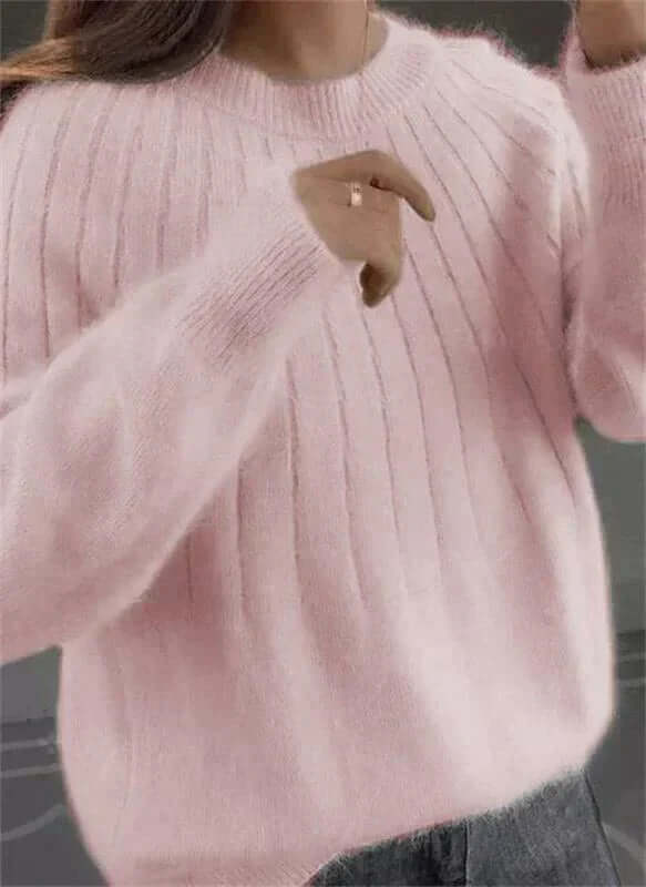 Women’s Fluffy Cashmere-Like Knit Jumper