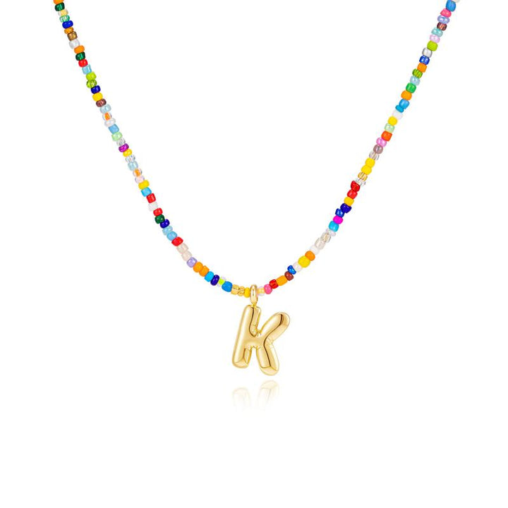 MACY™ - Colorful Bubble Letter Necklace