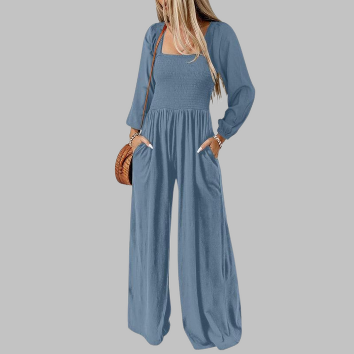 KISHA™ - Chic Loose Overall Wide Leg Jumpsuit