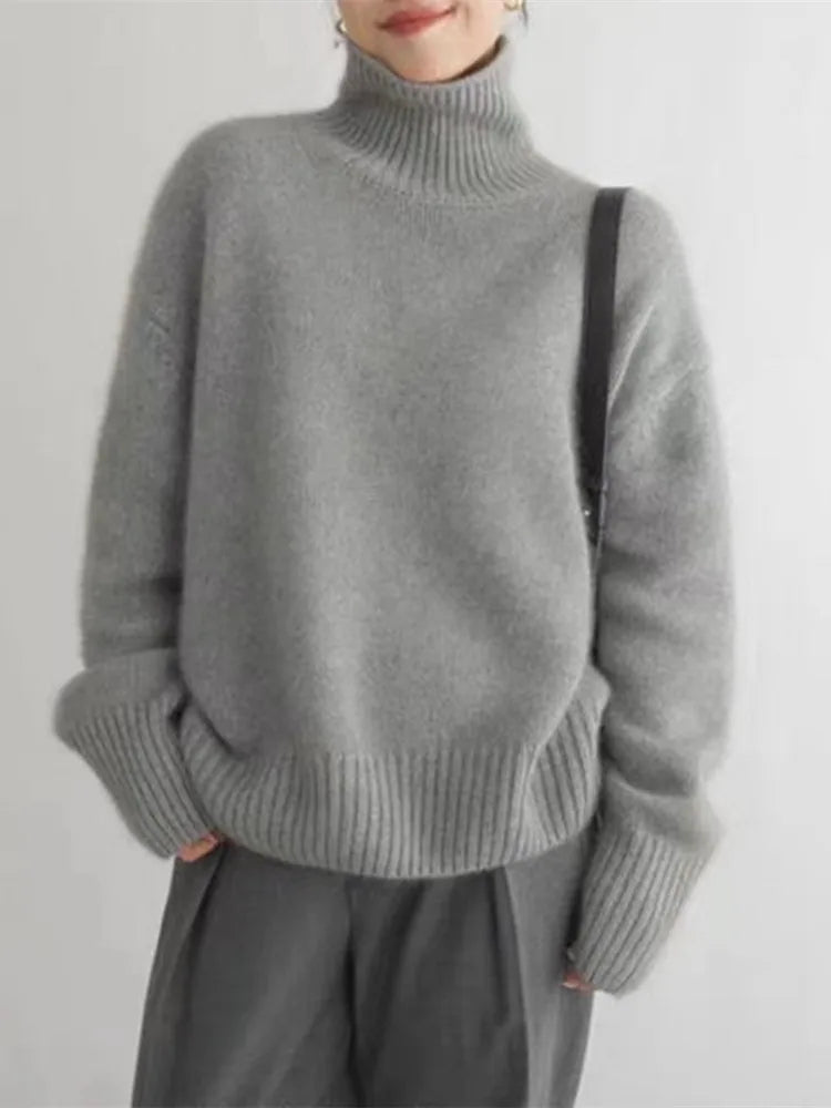 Isabella - High Neck Cashmere