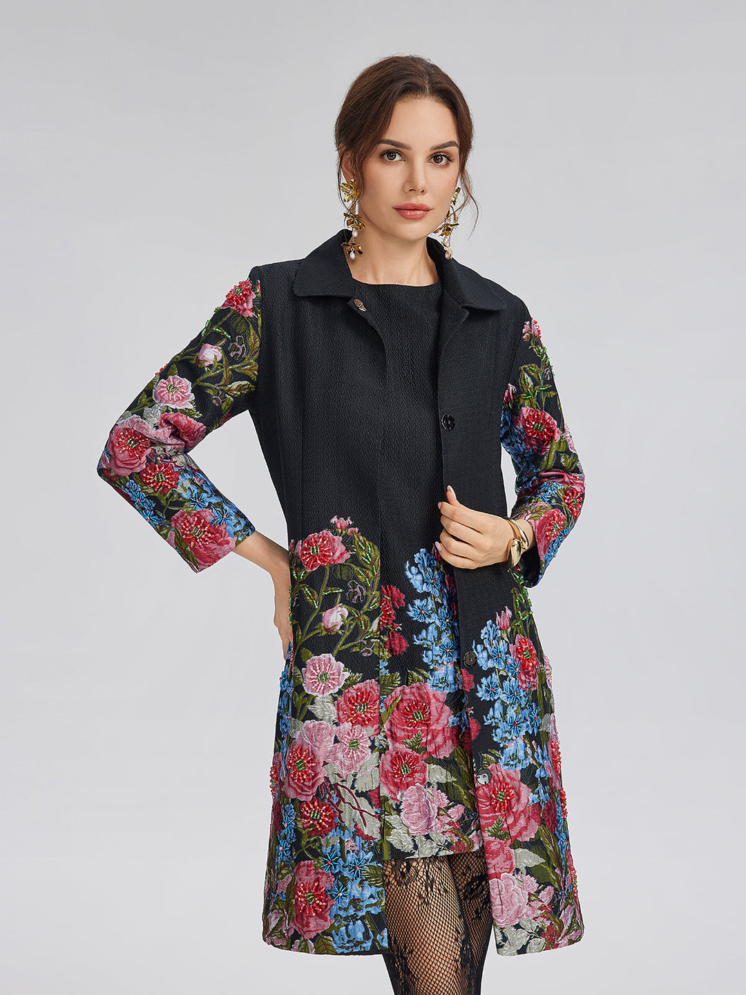 Luna - Floral Versatility Jacket