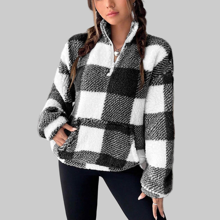 MAPLE™ - Cozy Plaid Fleece Pullover