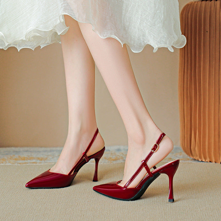 ZURI™ - Elegant Pointed Toe Adjustable Strap Stiletto