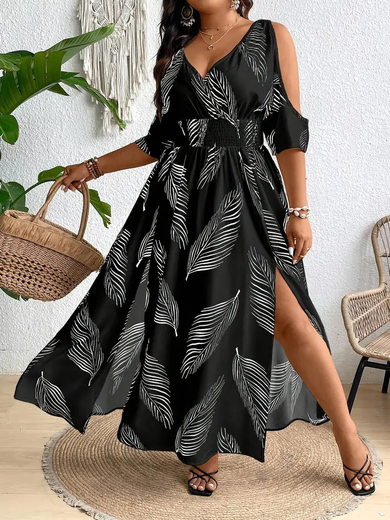 SIZAINE™ – Comfy Plus Size Casual Flowy Summer Dress