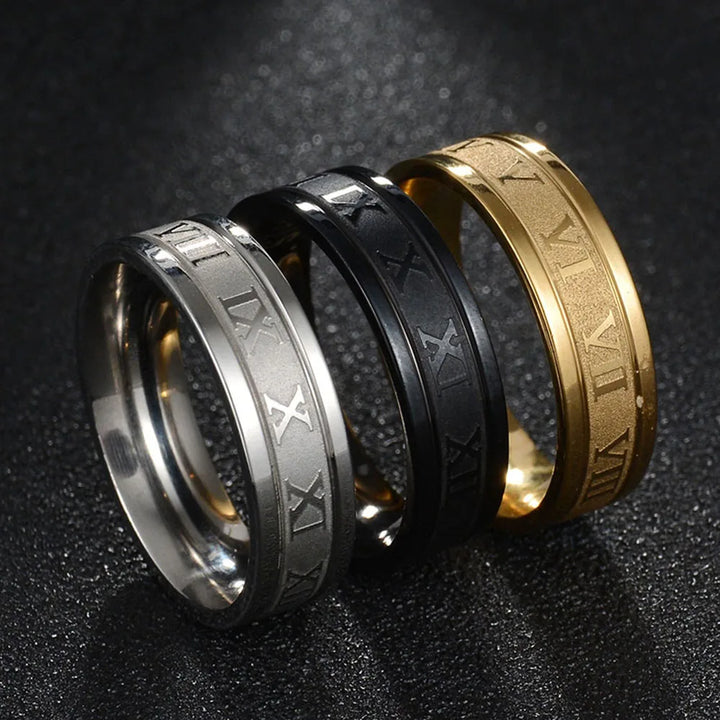NOELLE™ – Modern Roman Numeral Ring