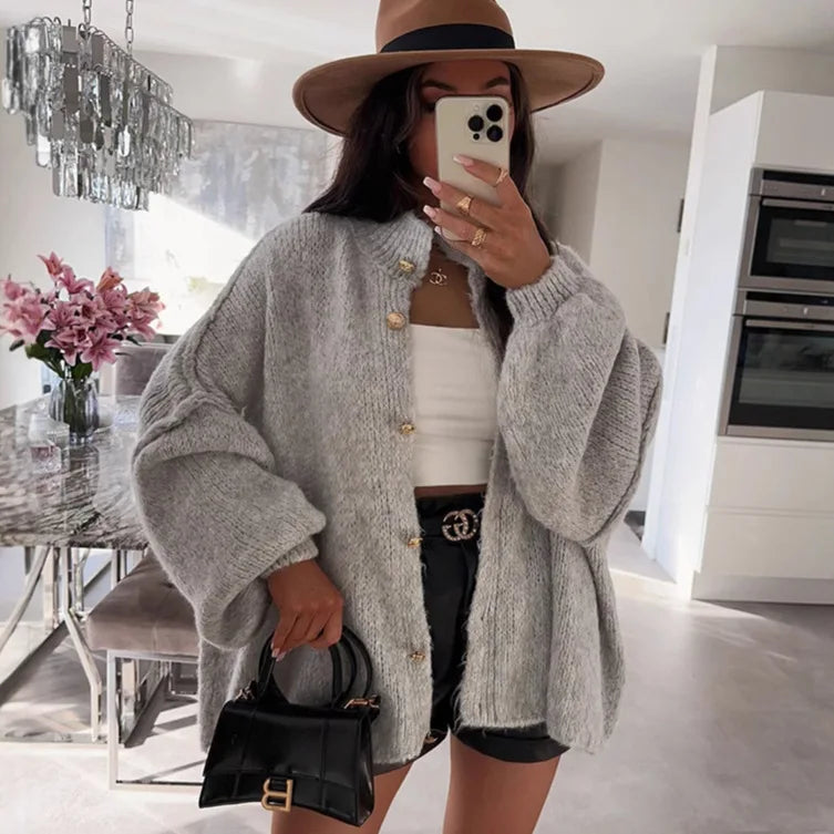 AURA™ | Quiet Comfort Oversized Knit Cardigan