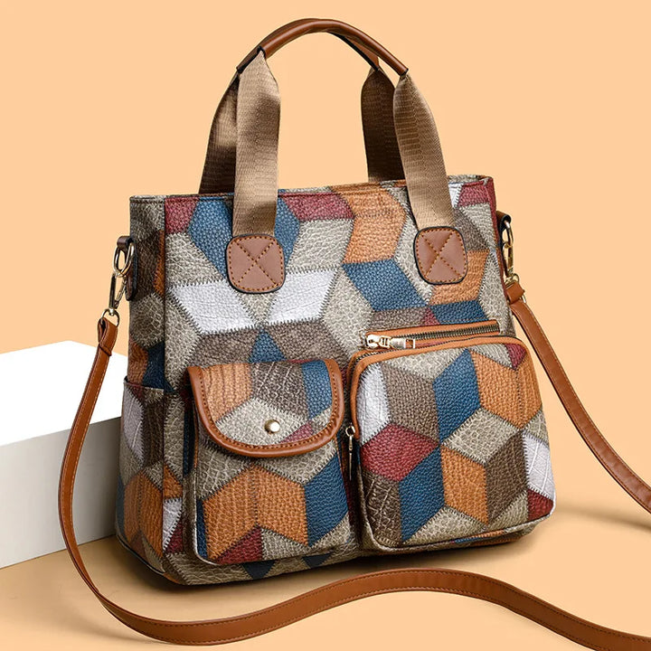 Myra™ | Handbag in Mosaic Leather