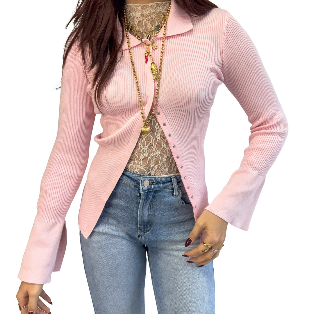 Sophia Vest Pink